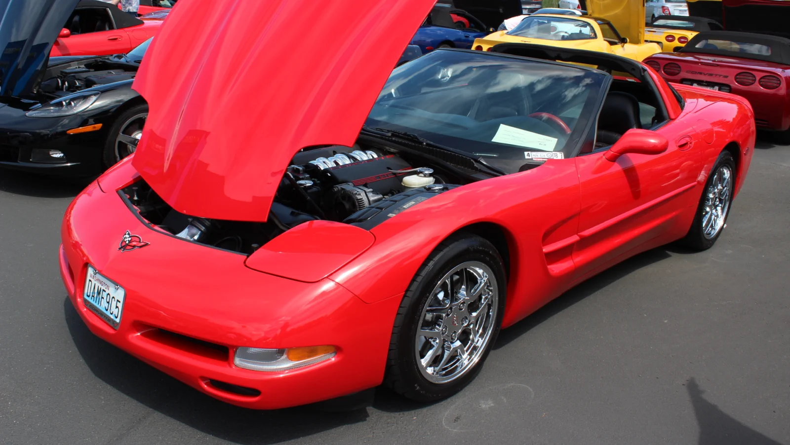 Click to Enlarge-Esc to Close Corvette Generations/C5/C5 1999 Red -McClarin.webp